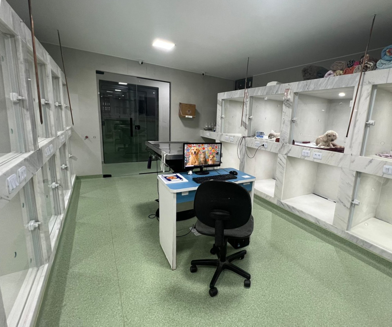 Fachada de hospital veterinário